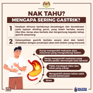 Gastrik: Kenapa sering gastrik?
